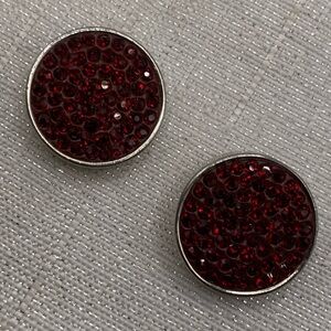DEEP RED - Sugar Charms - Matching Snap Button Charms - 18mm/20mm Charms